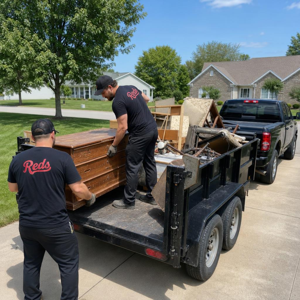 Junk removal job site